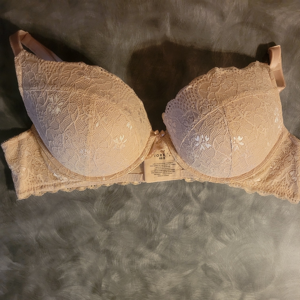 Torrid 46B pushup plunge bra